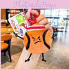 Adorable Plush Basketball Tennis Keychain Cute Cartoon Style Keychain Gift For Friends And Family