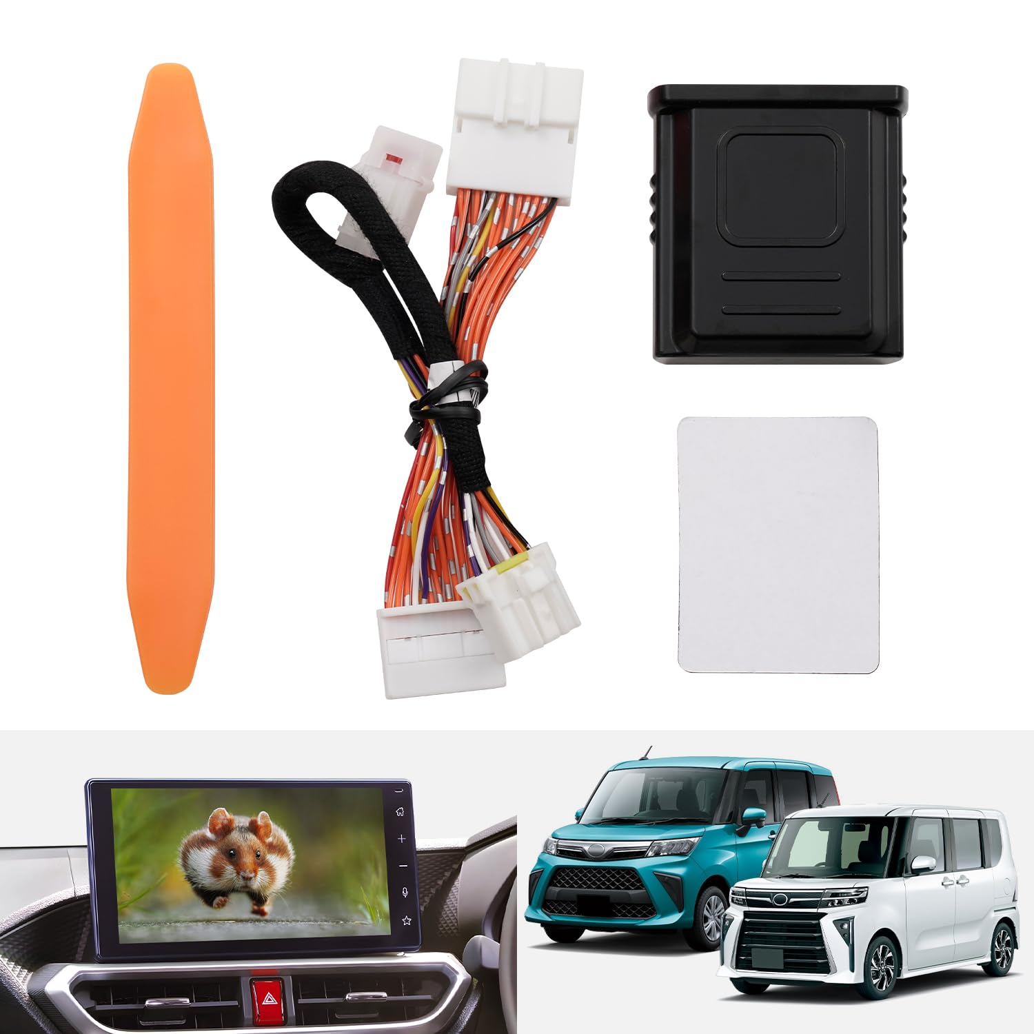 

GIMUYA Блокиратор ТВ для Daihatsu Taft Tant, Совместим с ТВ 9 дюймов, Tall Move Campus,