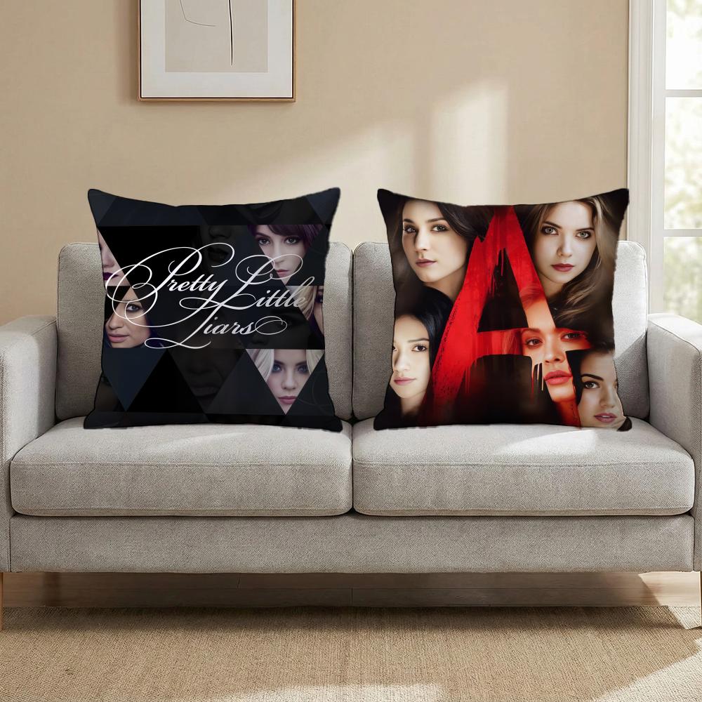 Neue P-Pretty Little Liars Kissenhülle Mehrzweck-Kissenbezug für Zuhause & Auto - Wendbar, Weich & Langlebig für den täglichen Gebrauch