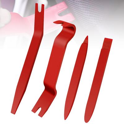 4Pcs Car Removal Tools Automotive Radio Door Clip Panel Trim Dash Removal Pry Tool Automobile Interior Disassembly Kit
