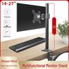 Suport Reglabil pentru Monitor LCD cu Braț Telescopic Pivotant și Clemă pentru Birou