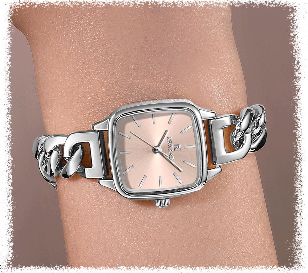 Elegant Sugar Cube Women's Watch: Light Luxury & Fashionable Design