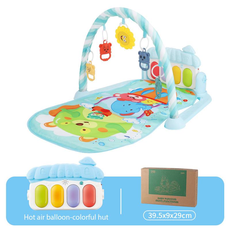 

Горячая Распродажа Детское Пианино Игрушка Педаль Новорожденный Фитнес Стенд Пианино Ползающий Коврик 1