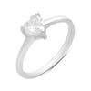 Silver Ring with Cubic Zirconia, Product Weight 1.93 G (2207481)