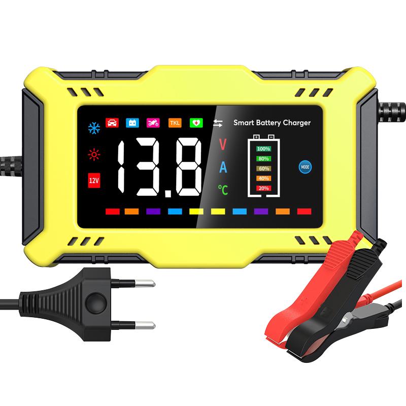 

Трансграничное зарядное устройство 12В6А Зарядное устройство для автомобильного аккумулятора Интеллектуальное импульсное зарядное устройство для литий-железо-фосфатных аккумуляторов