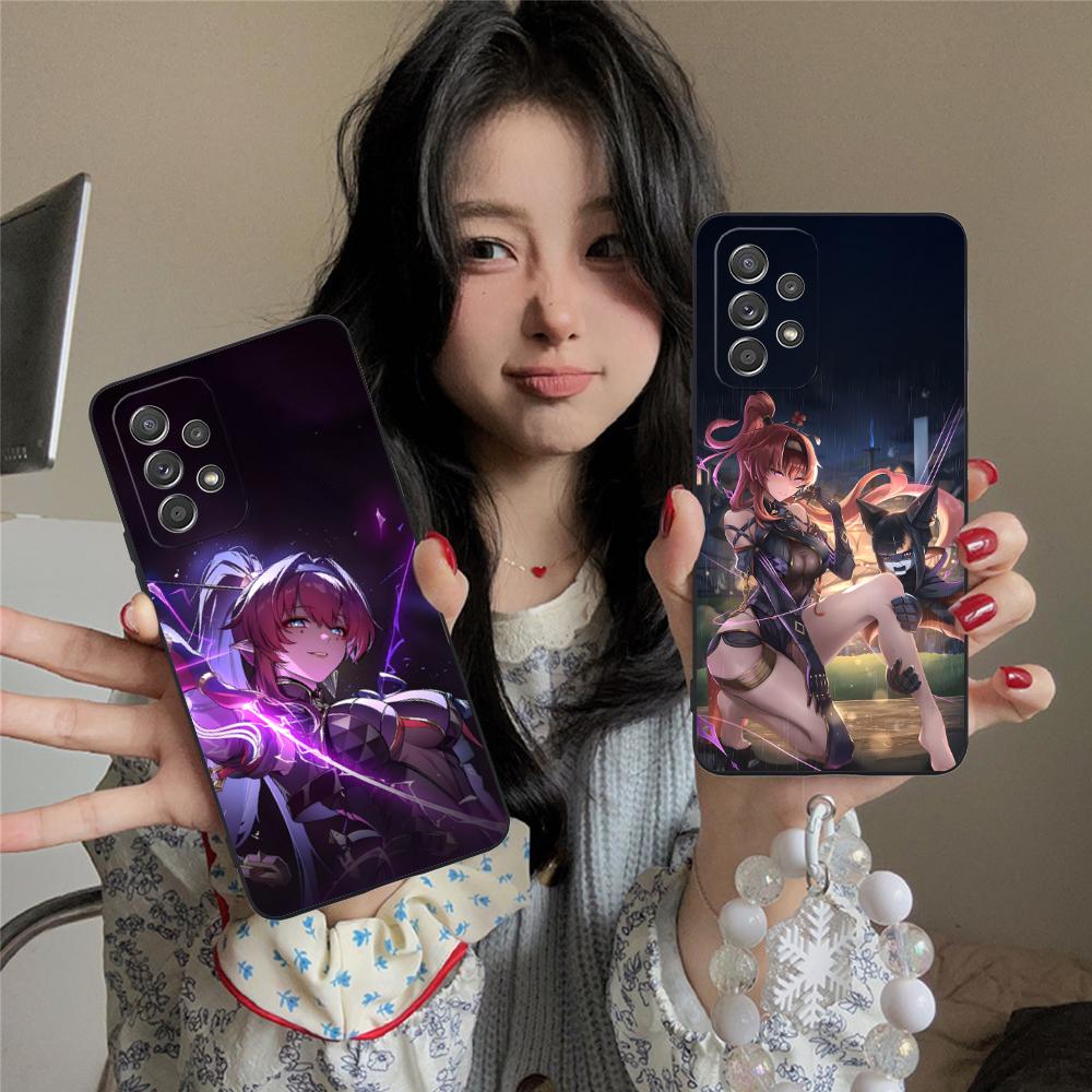 Wuthering Waves Yinlin Mobile Phone Case for Samsung Galaxy A56 55 54 53 52 51 36 35 34 23 16 15 5G Colorful Cover Pretty Luxury