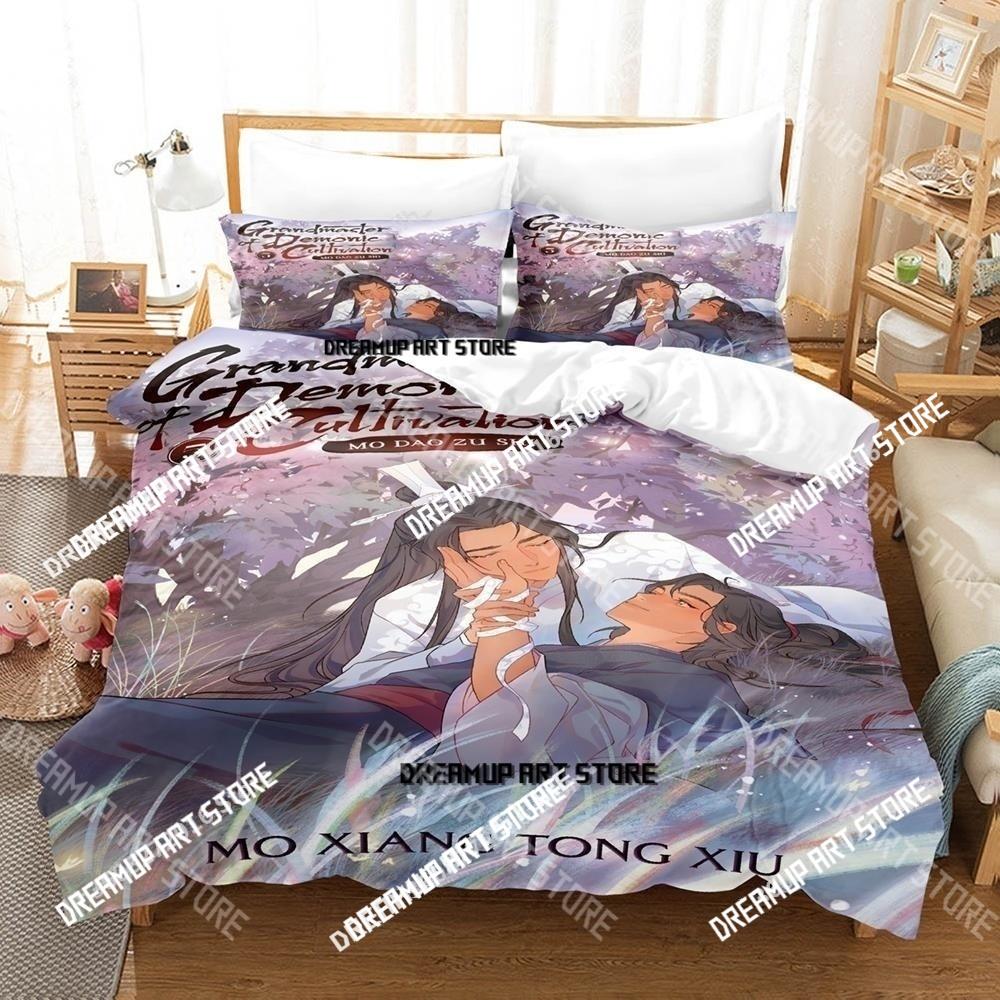 3D Print Mo Dao Zu Shi The Grandmaster of Demonic Cultivation Bedding Set Single Twin Full Queen King Size Bed Set Kids Bedroom
