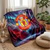 Manchester United Theme Blanket Soft Flannel Blanket Plush Throw Blanket Cozy Sofa Bed Blanket for Home Decor