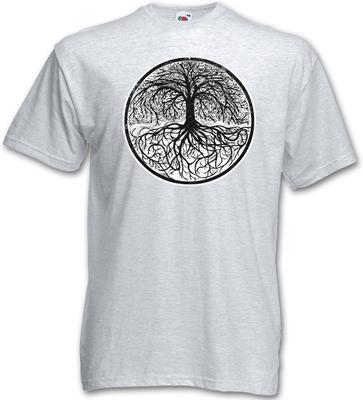 YGGDRASIL BAUM LOGO I T-SHIRT - Arsen Keltisch Irminsul Von Thor Leben Odin Loki