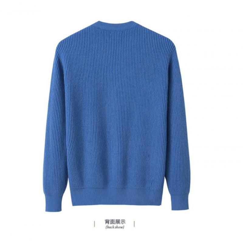 Men S Thick Loose Knit Pullover Sweater Winter Casual Fashion