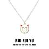LWN Trendy Cute Little Devil Pendant Necklace Cartoon Bunny Necklace for Women Sweater Decoration Jewelry GiftS
