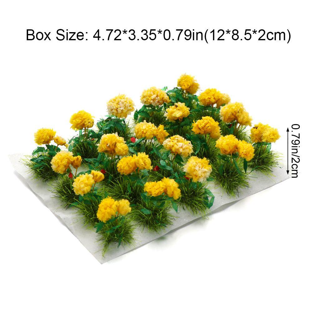 Micro Landscape DIY Accessories Fairy Garden Scene Model Sand Table Layout Static Grass Tufts Miniature Flower Cluster
