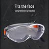 Unisex Two-Color Silicone Goggles: Windproof, Sandproof Cycling & Motorcycle Protective Eyewear, Anti-Splash & Labor Protection