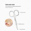 Spot Stainless Steel Eyebrow Scissors - Mirror Finish for Women's Makeup & Men's Beard Grooming