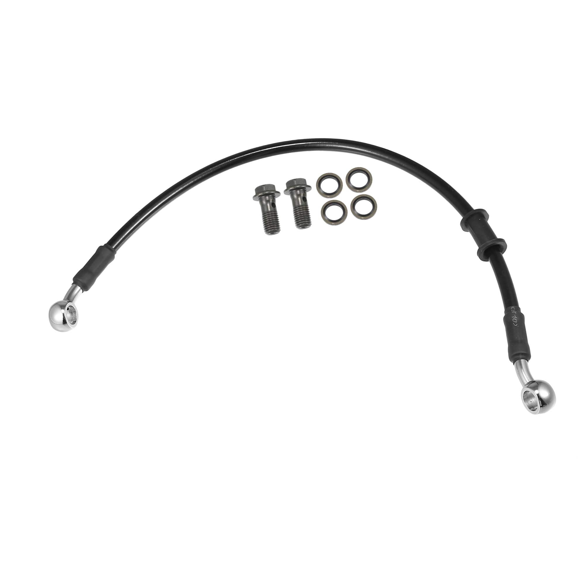 BULLSPANN Motorcycle Brake Hose Clutch Hose Oil Hose for Motorcycle 40cm чёрный