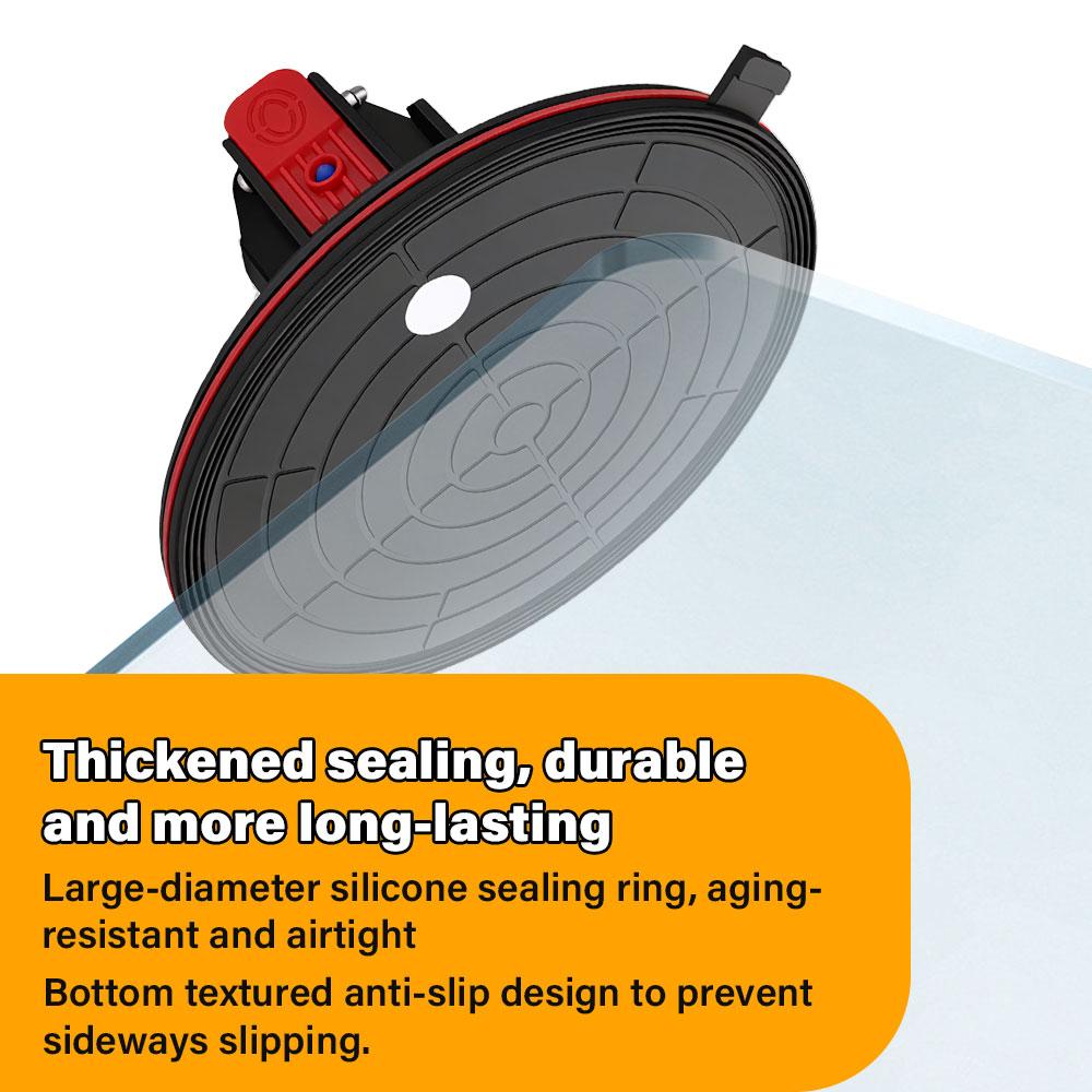 Heavy Duty 8 Inch Vacuum Suction Cup 250 Kg Carrying Capacity Manual Lifting Lifter for Granite Tile Glass