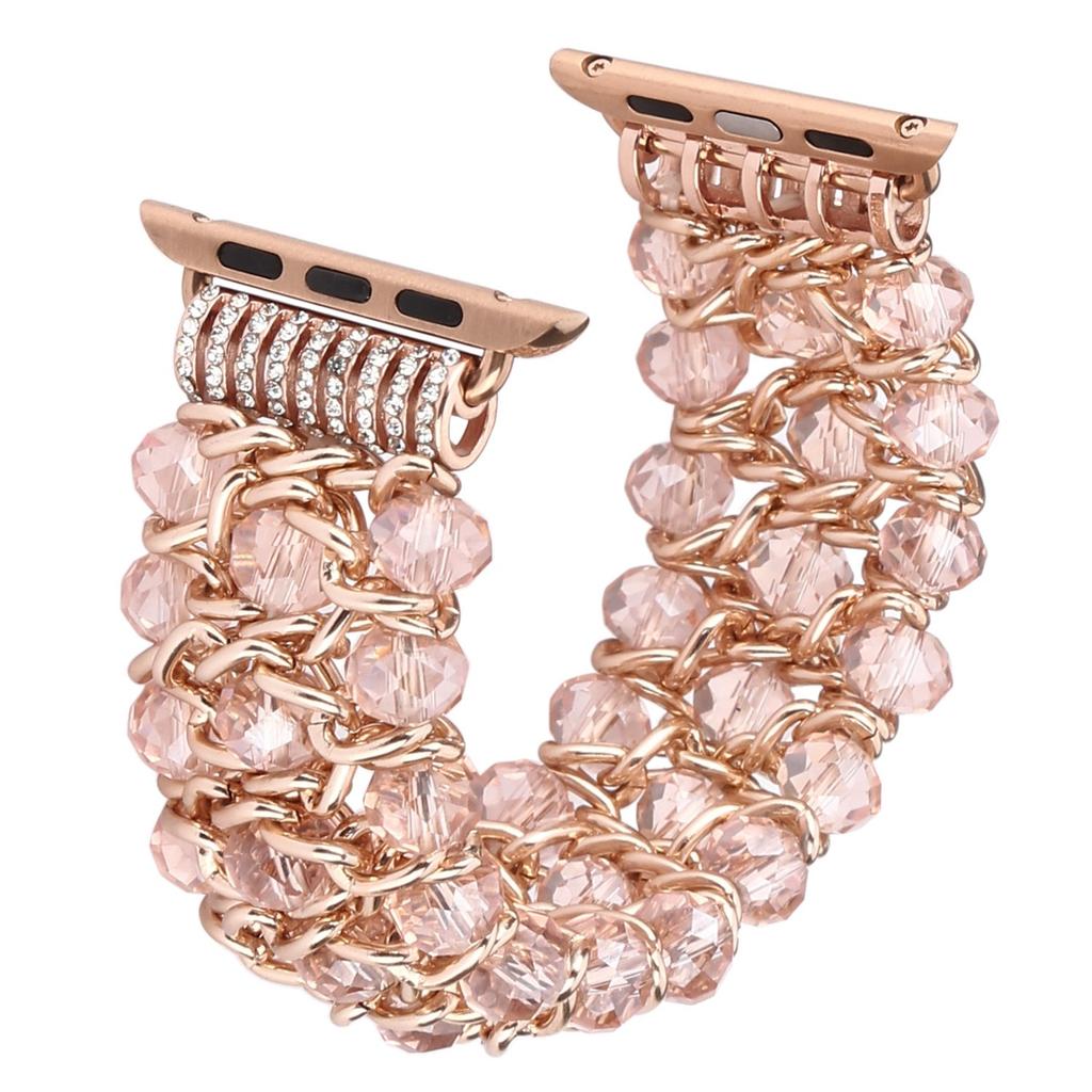 Flash Pearl Dla Apple Watch Kobiety 38mm 40mm 41mm 42mm 44mm 45mm 46mm Pasek IWatch Ultra Series SE 10 9 8 7 6 5 4 3 2 1 Pasek