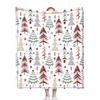 1pc Snow Pine Microfiber Blanket Super Soft Throw Blankets For Bed Bedspread Sofa Decorative Camping Picnic Winter Warm Blanket