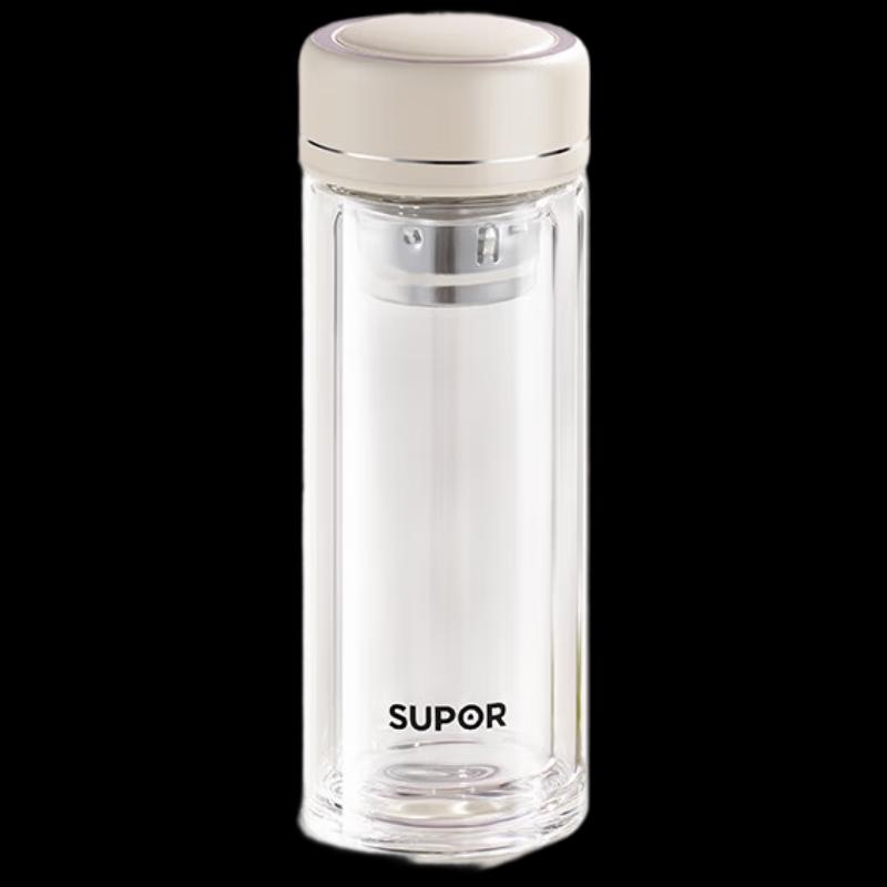 SUPOR Double-Wall High Borosilicate Glass Tea Cup