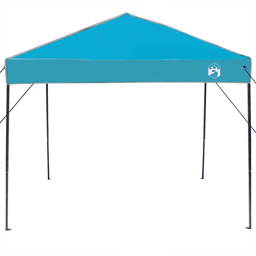 Pop Up Gazebo Blue 243 X 243 X 251 Cm Fabric