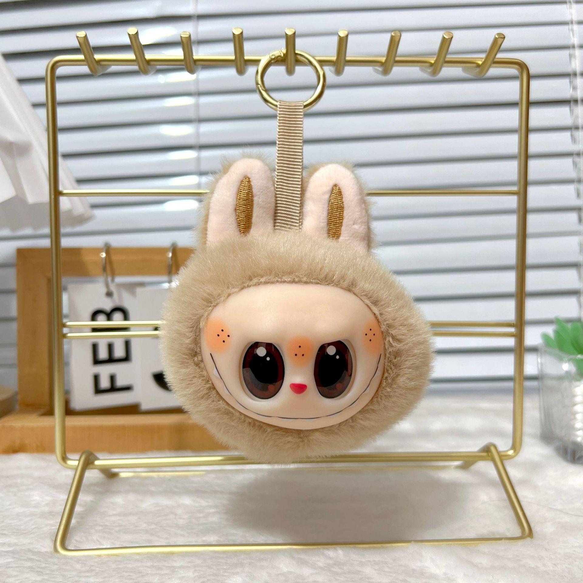 1 шт. Плюшевый кулон Милый кулон Лабубу Коллекционная игрушка ПП Хлопок Интернет-знаменитость Плюш