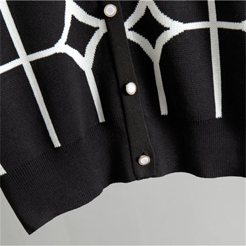 Women's Autumn And Winter Knitted Wide Leg Pants Sweater Suit Loose And Stylish Two Piece Suit