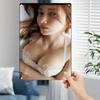 Vintage Style Woman Face Lace Metal Wall Art Aluminum Sign for Home Decoration
