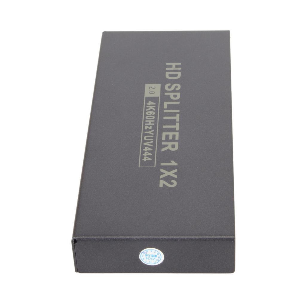 1x2 HD Multimedia Interface Splitter 4K 60Hz 18G HDCP2.2 RGB444 1 Eingang 2 Ausgänge HD Multimedia Interface