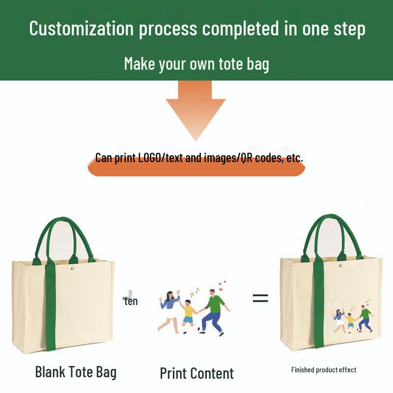 Eco-friendly Customizable Canvas & Jute Tote with Logo, 3D Lamination, and Zipper Options