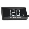 YFFSFDC Woltomierz Motocyklowy 12V Cyfrowy Woltomierz Woltomierz Pojazdu Wodoodporny Kompaktowy