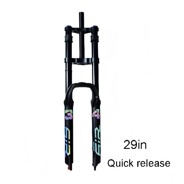 Mountain Bike DH Dual Shoulder Air Suspension Fork 26/27.5/29 Inch 34mm XC/AM/Dirt Jump Upper Damping Adjustment No Lockout