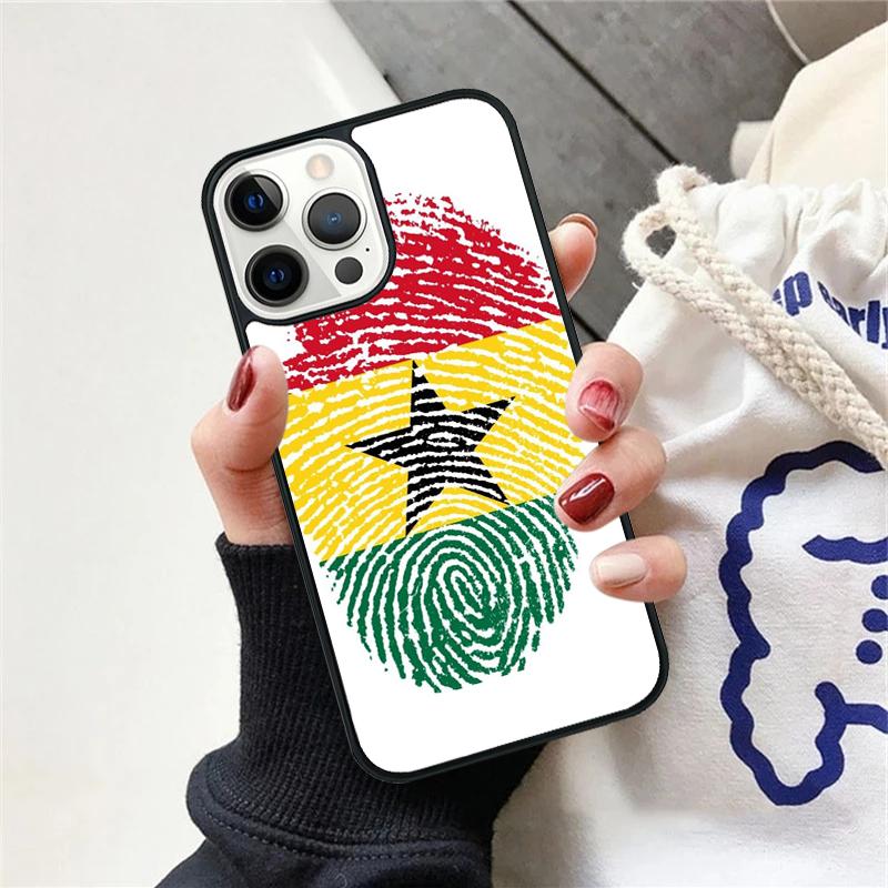

Ghana Flag Phone Case For iPhone 17 Air 15 16 Cover 11 13 14 Pro Max 12 Plus Max Fundas iPhone 16pro max