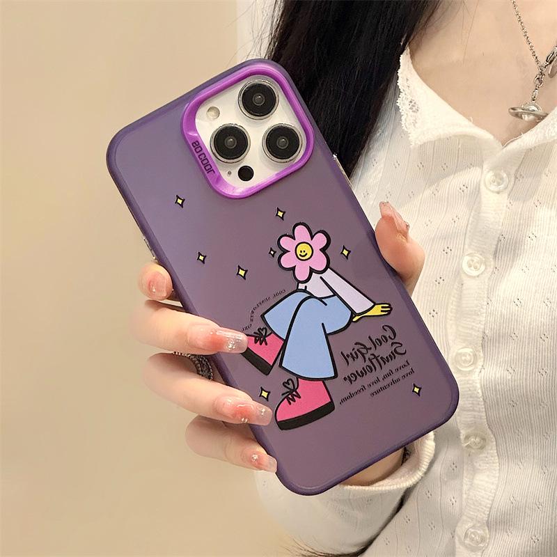 Zhitai Funny Frosted Laser Mobile Case for iPhone 12/13/14/14 Pro Max