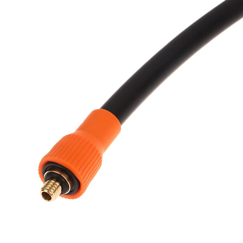Reifenfüllschlauch M6 Verriegelbarer Luftdruckprüfer Mit Luftschlauch, Standard-Reifenventil Feingewinde, Füllschlauchadapter