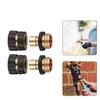 2pcs Brass Tap 3/4 Female 1/2 Quick Connector Washing Machine Garden Water Hose Quick Connect Adapter 25mm Universal Parts