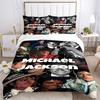 Michael Jackson Pop Print 3Pcs Bedding Setduvet Cover With 2 Bedropillowcase Home Birthday Gift