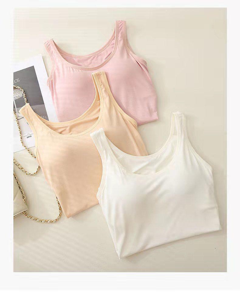 Padded Cup Plus Size Modal Slimming Camisole Tank Top - Breathable & Comfortable