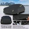 Snowproof Dustproof Car Cover for MINI Cooper SE - Winter Summer Outdoor Waterproof Sunproof Auto Protection Accessory