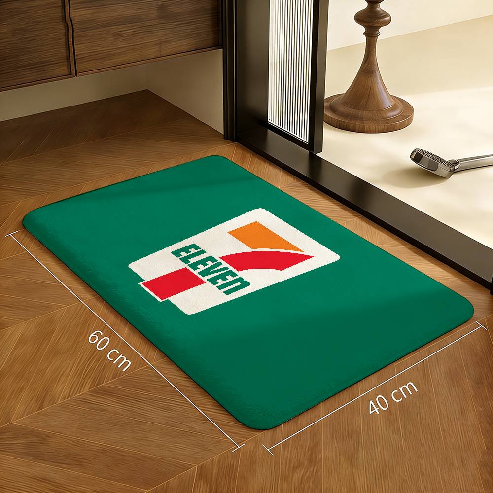 7-E-ELEVENS Bathroom Mat Kids Room Bedroom Decoration Balcony Anti-Slip Doormat Living Room Welcome Rug