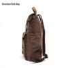 Retro Washable Canvas Backpack: Large Capacity Convertible for Laptop, Casual Travel, and Outdoor Adventures