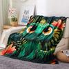 Dinosaur Print Flannel Blanket, High Quality Comfortable for All Seasons, Home Decor, Warmth and Comfort, Perfect for Christmas Gifts