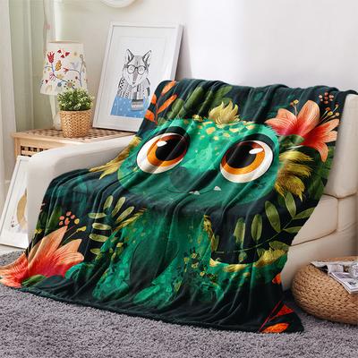 Dinosaur Print Flannel Blanket, High Quality Comfortable for All Seasons, Home Decor, Warmth and Comfort, Perfect for Christmas Gifts