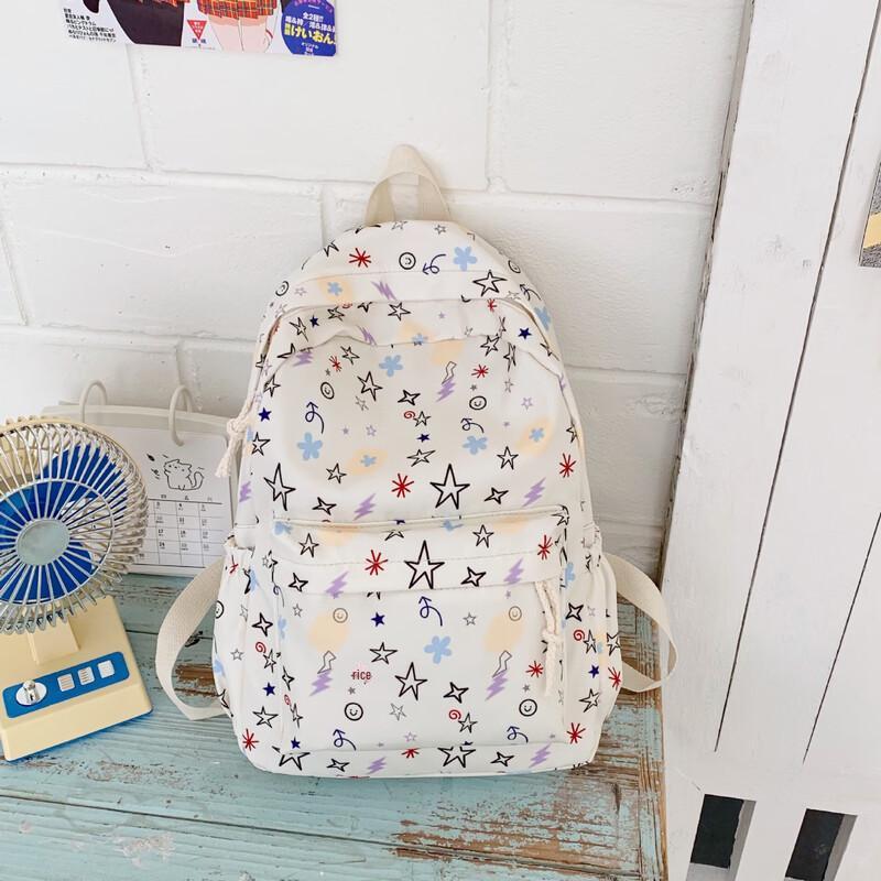OEING Cute Star Smiling Face Backpack