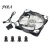 Case Fan 15 LED Lights Hydraulic Bearing Long Service Computer Life Silent 3Pin 4Pin