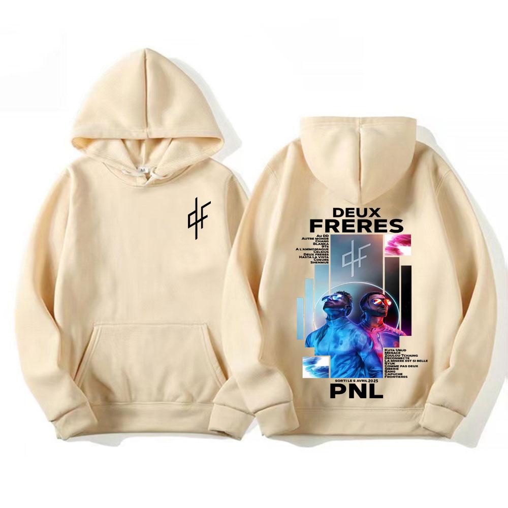 Le Monde Chico Pnl Album French Rapper Graphic Hoodies Men Women Harajuku Hip Hop Punk Sweatshirts High Quality Fleece Pullovers