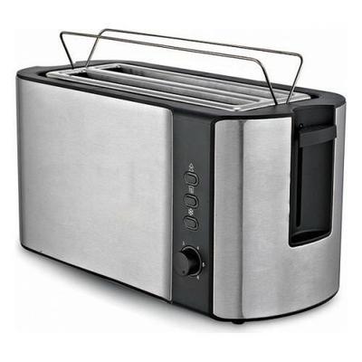 COMELEC TP1727 Toaster - Silver - 2 Slices - 6 Browning Levels - Defrost Function