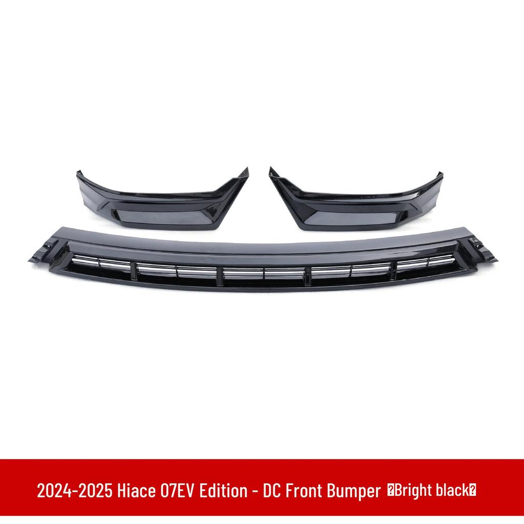 For BYD Hiace 07EVDC: rear bumper, front bumper, rear lip, side skirts, rear wing, front splitter, rear spoiler.