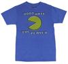 Pac-Man Herren Pacman Hass den Spieler nicht Distressed Print Shirt Neu XL