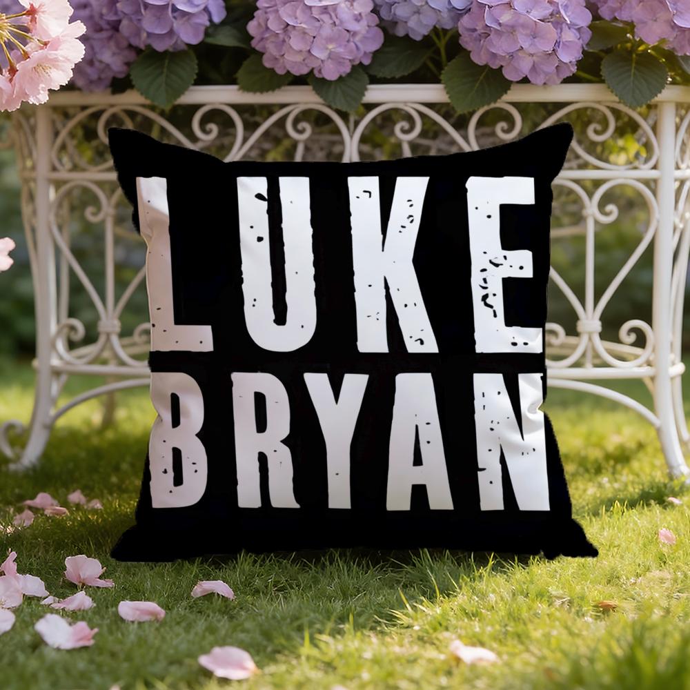 Luke singer B-Bryan Cushion Cover Home & Car Dual-Scene Pillow Cover: Reversible for Premium Comfort