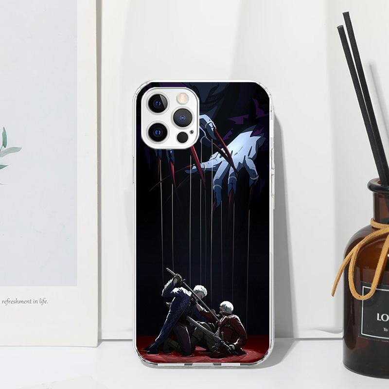 Game D-Devil May Cry 5 Phone Case For Iphone 17 Air 16 15 Plus 16E 14 Pro Max 13 Mini 12 11 7 8 SE Fundas Soft Back Cover 17 Air